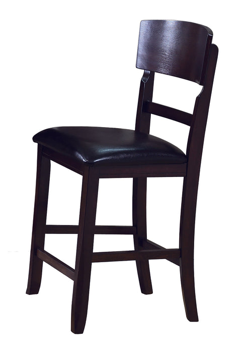 Conner Espresso Counter Height Chair, Set of 2