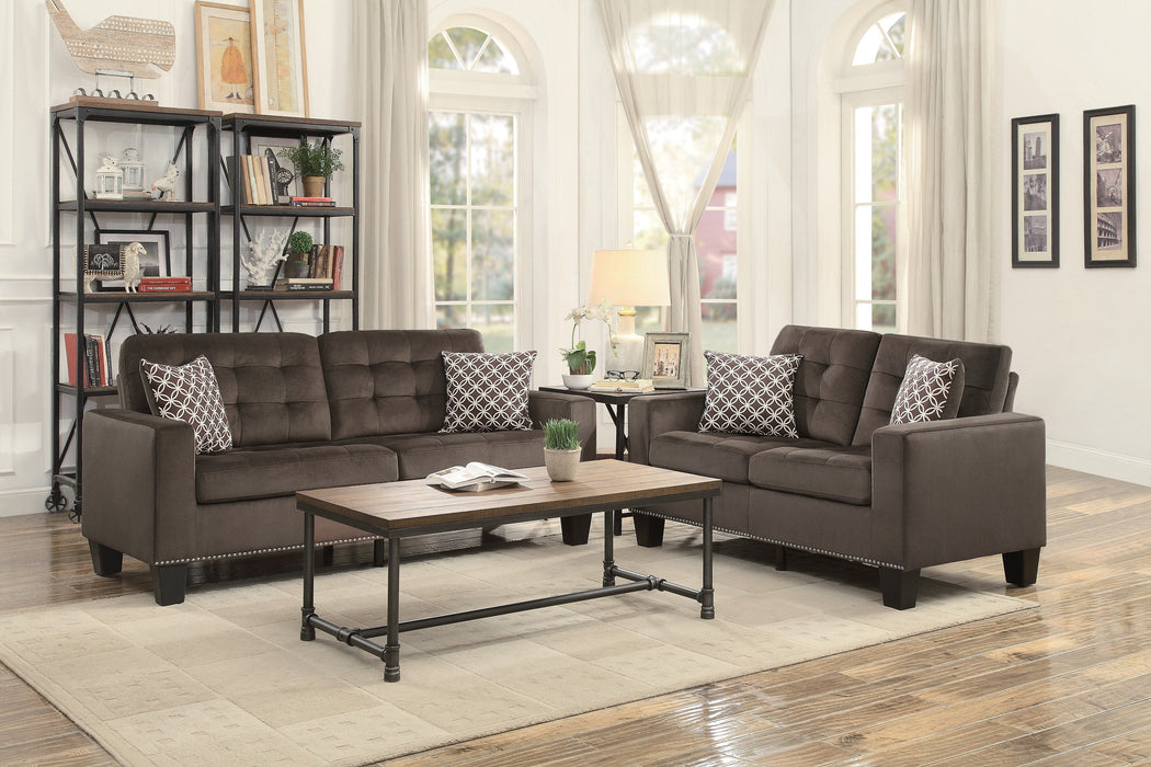 Lantana Chocolate Classic Loveseat