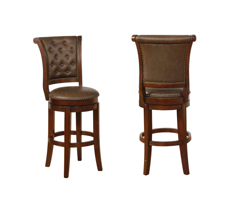 Granville Espresso 29" Swivel Barstool, Set of 2