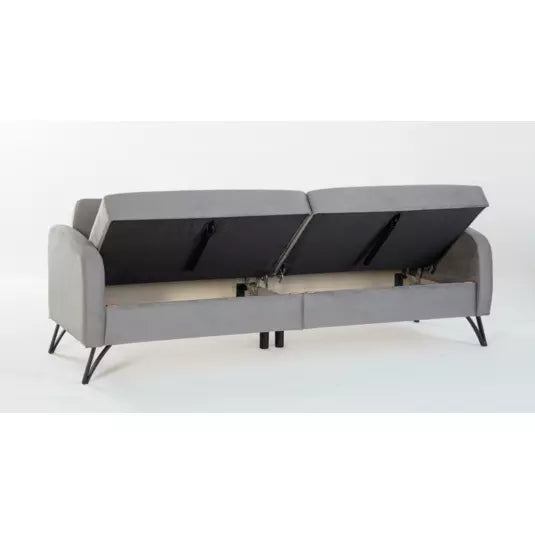 Vika Gray Juniper Right Sofa