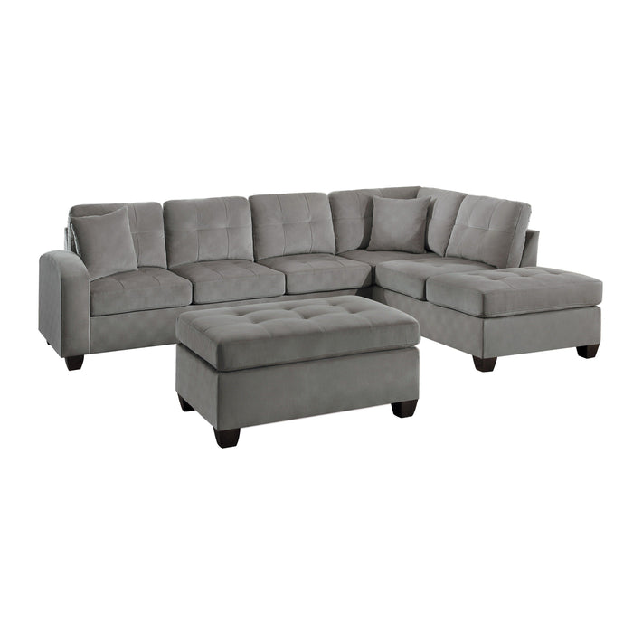 Emilio Taupe Reversible Sectional