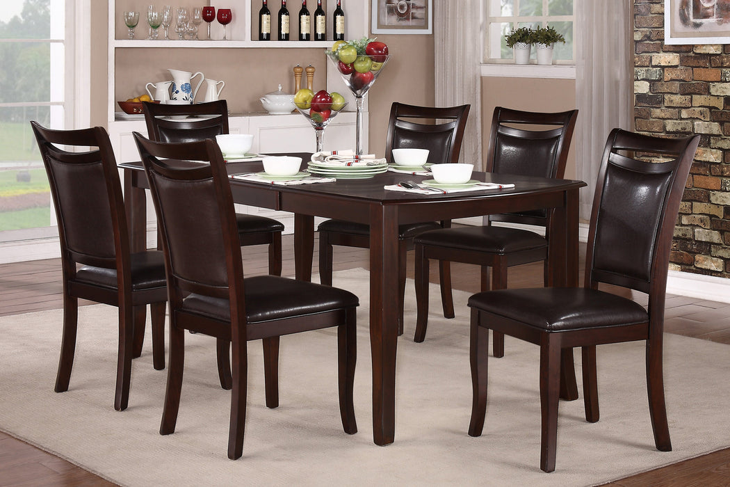 Maeve Dark Cherry Extendable Dining Table