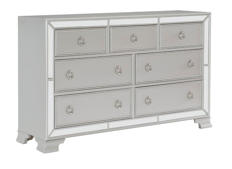 Avondale Silver Mirrored Dresser