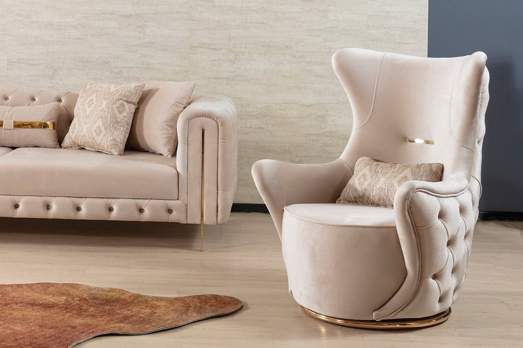 Elegance Accent Chair Ivory