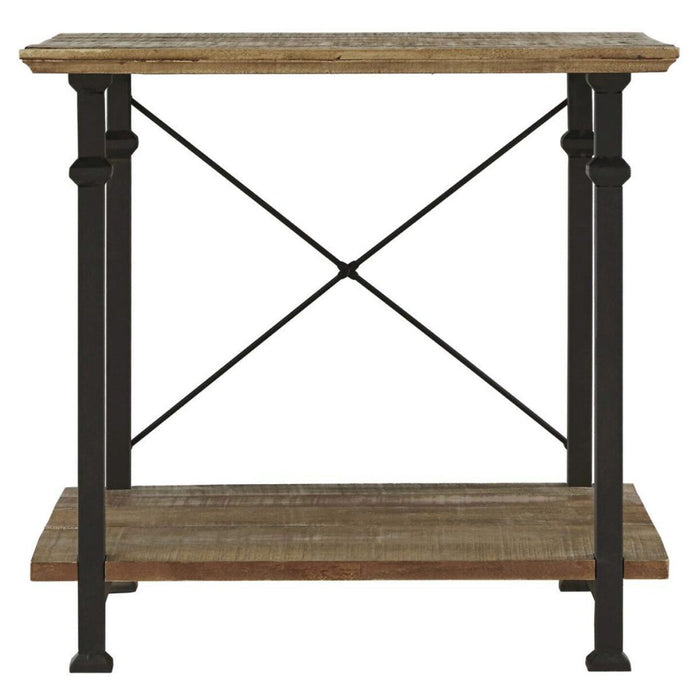 Factory Rustic Poplar End Table