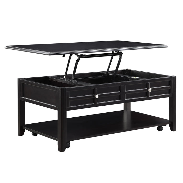 Carrier Espresso Lift Top Cocktail Table