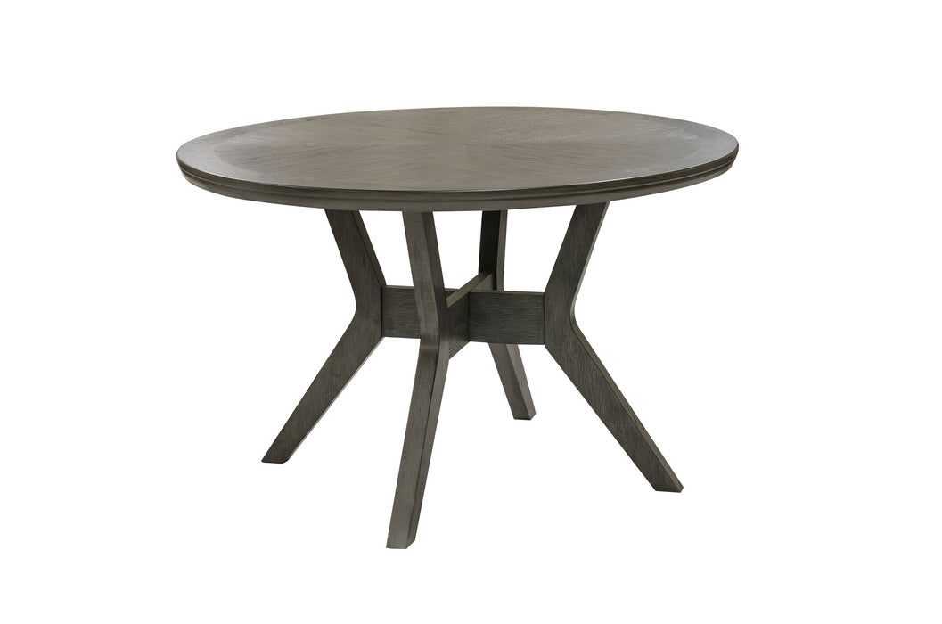 Nisky Gray Round Dining Table