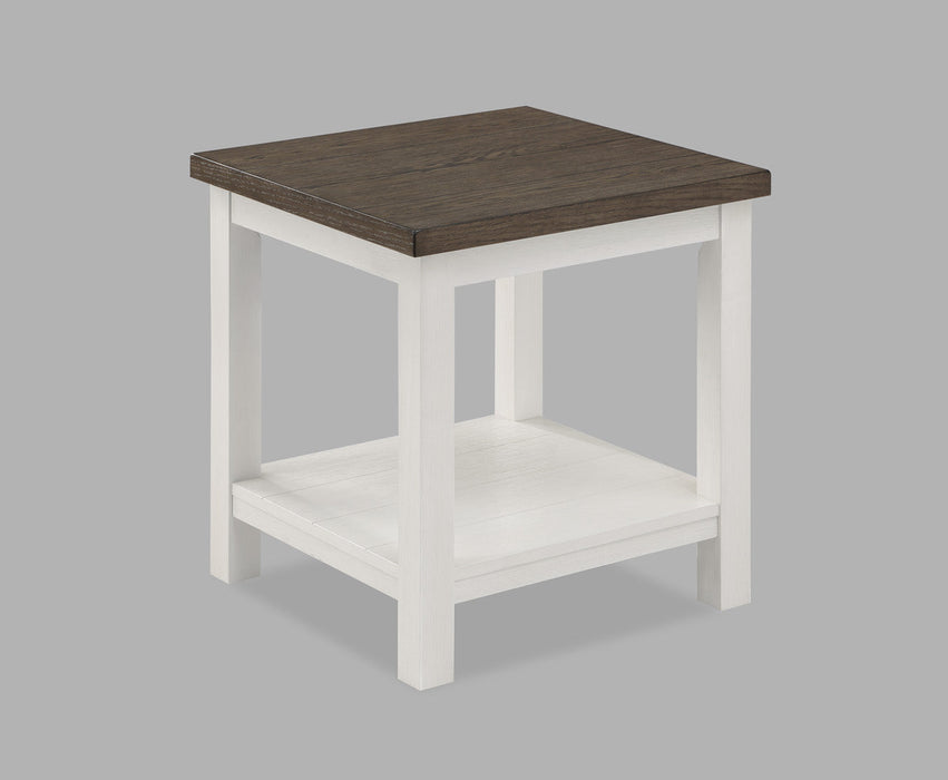 Dakota Chalk White 3-Piece Coffee Table Set