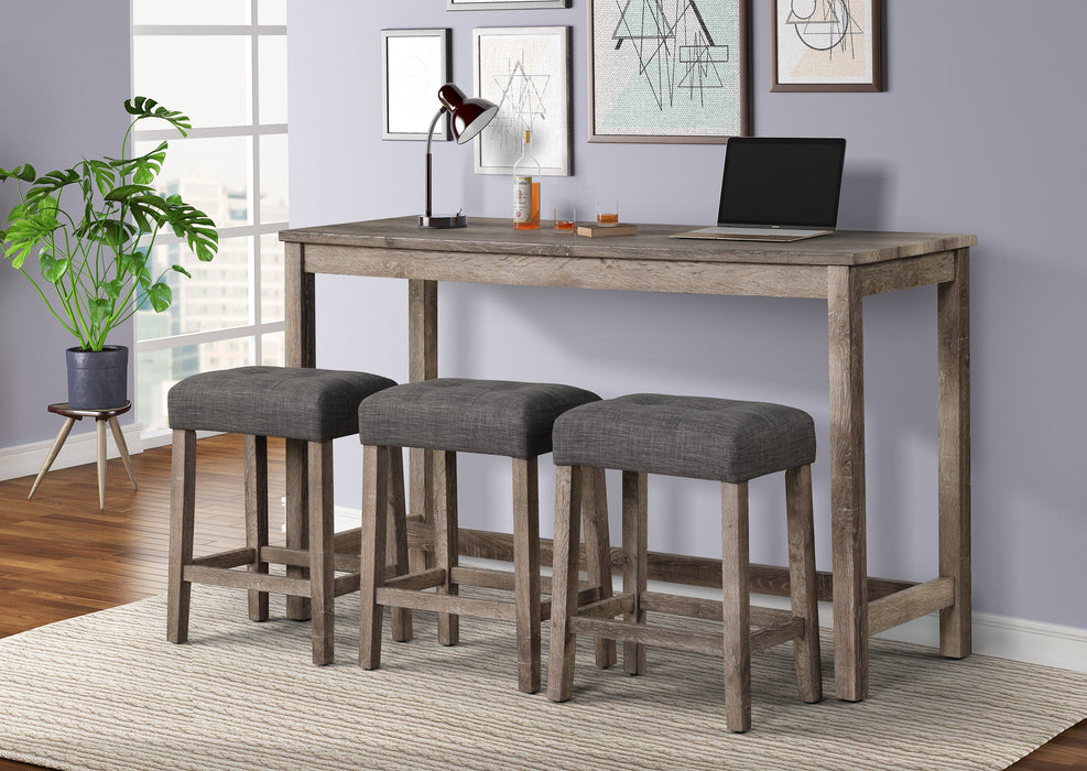 Wren Gray 4-Piece Counter Height Set