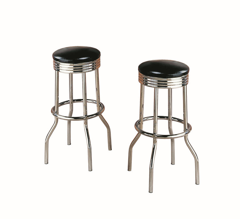 Retro 30" Swivel Barstool, Set of 2