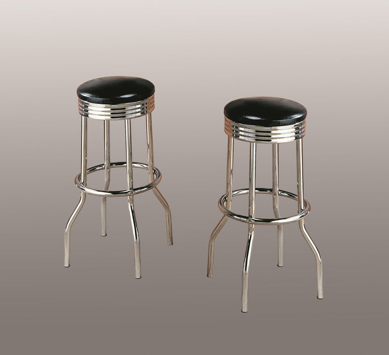 Retro 30" Swivel Barstool, Set of 2