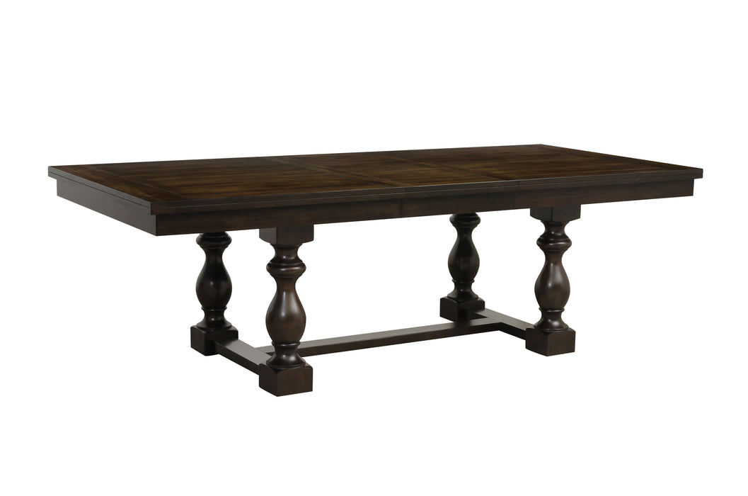 Yates Dark Oak Extendable Dining Table