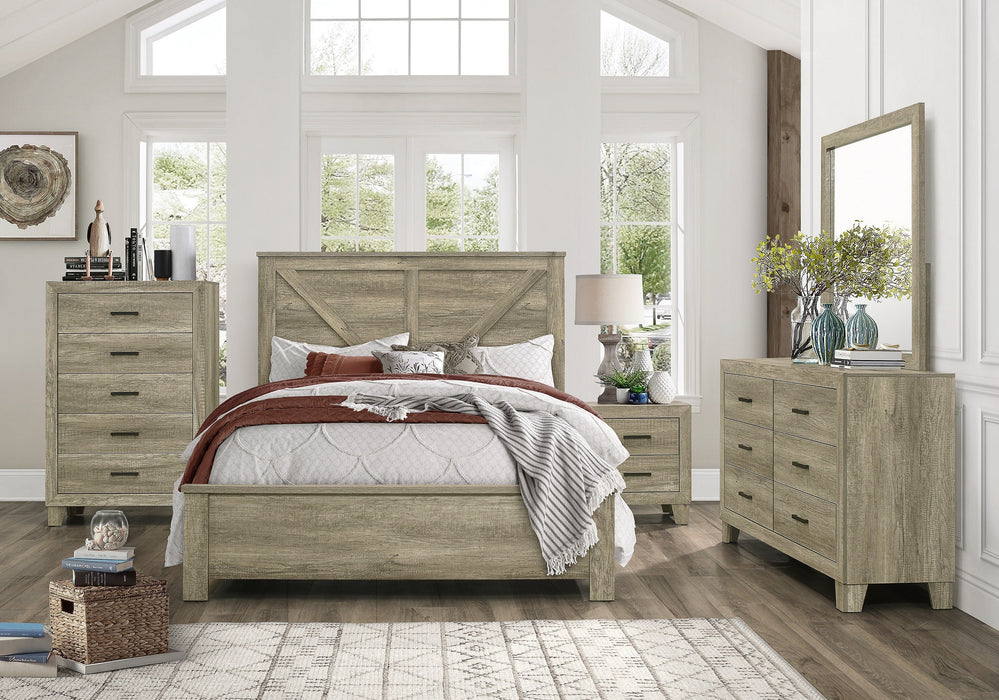 Avenue Rustic Twin Panel Bed