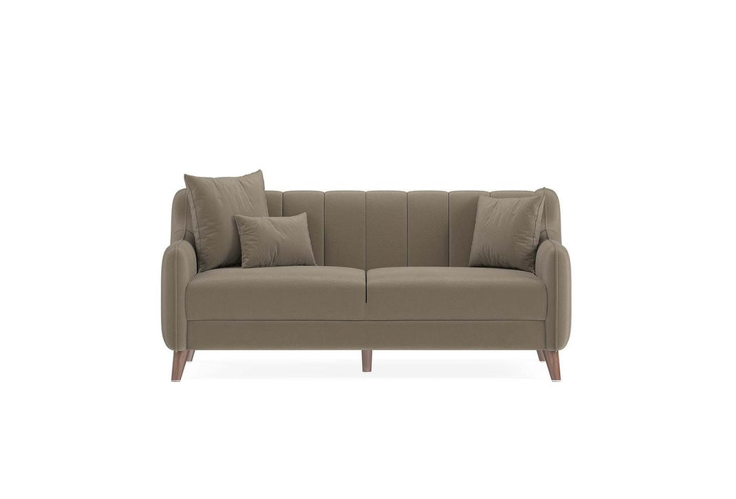 Light Brown Colt Feather Fabia 2-Seater Sofa