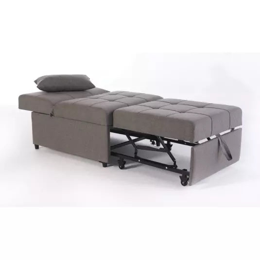 Corvet Grey Mello Pull Out Chair In A Box
