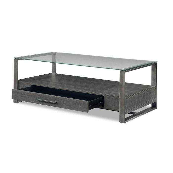 Mardo Gray Coffee Table with Drawer