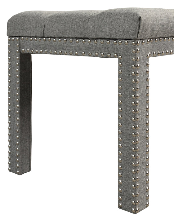 Finley Gray Accent Bench