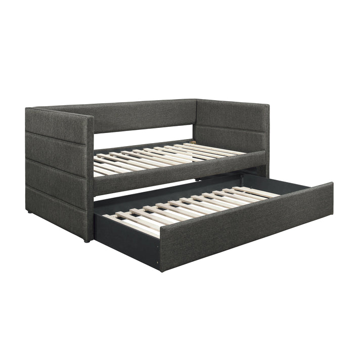 Vining Dark Gray Daybed with Trundle