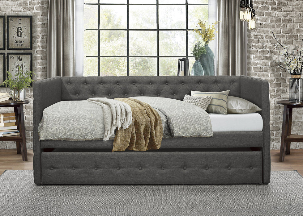 Batavia Dark Gray Daybed with Trundle