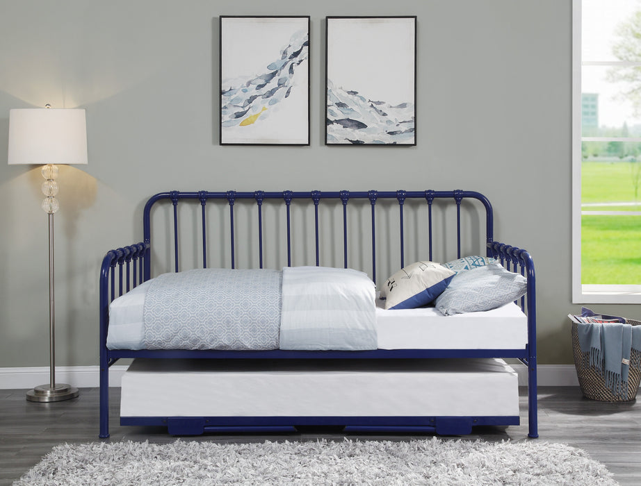 Constance Navy Blue Daybed With Lift-Up Trundle