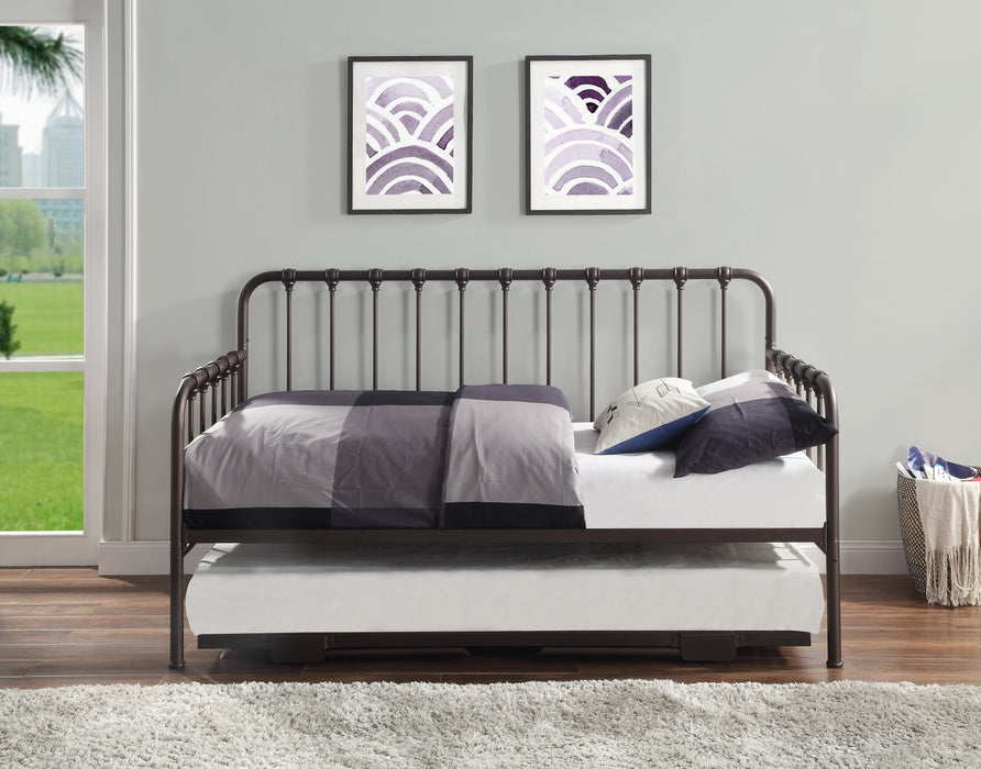 Constance Dark Bronze Daybed With Lift-Up Trundle