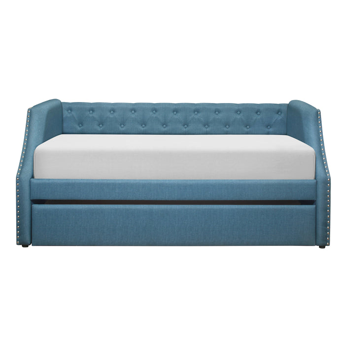 Corrina Blue Daybed with Trundle