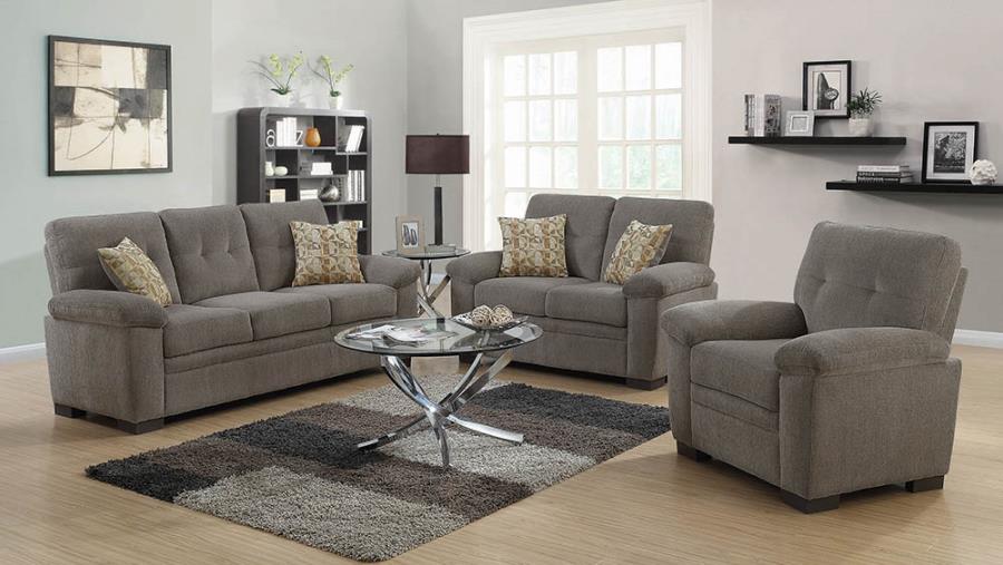 Fairbairn Upholstered Tufted Living Room Set