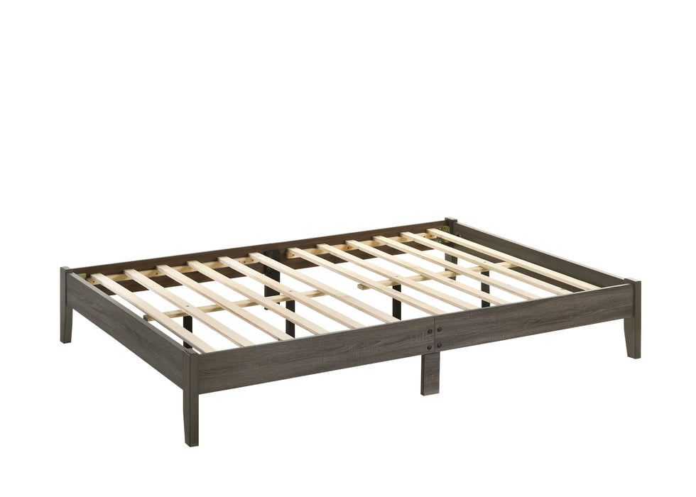 Skyler Gray Full Platform Bed