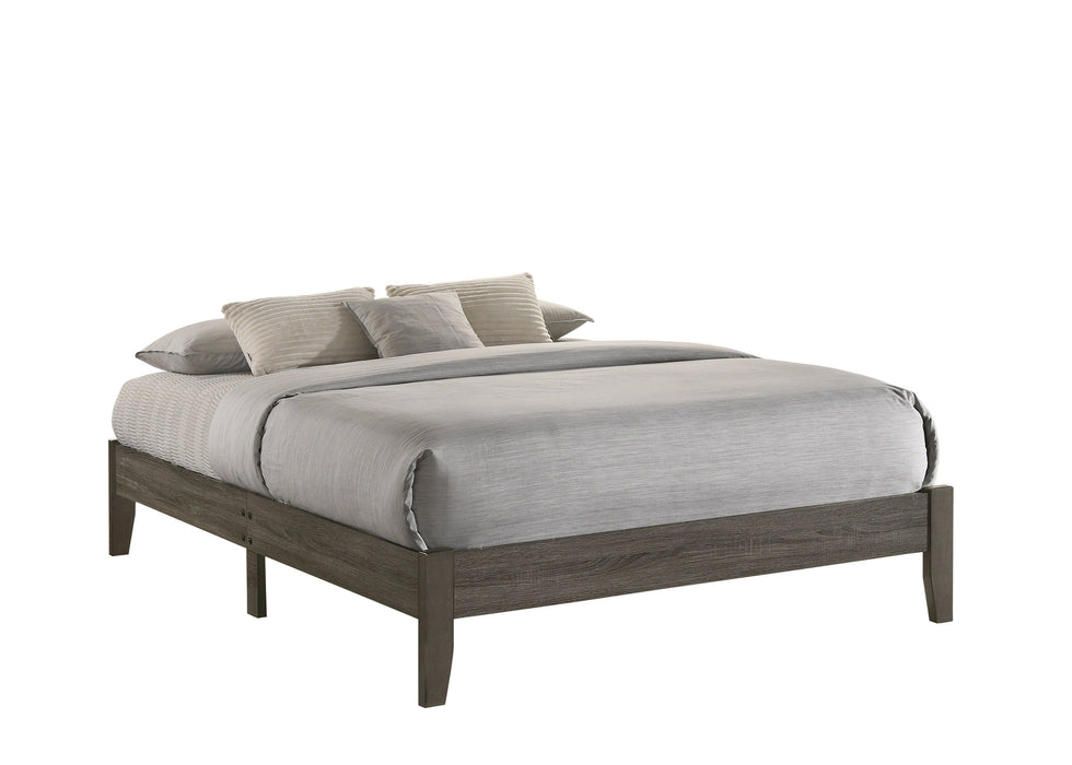 Skyler Gray Full Platform Bed