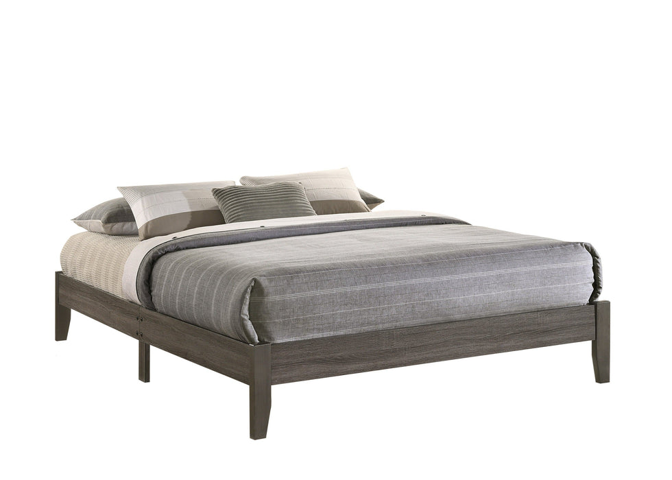 Skyler Gray Queen Platform Bed