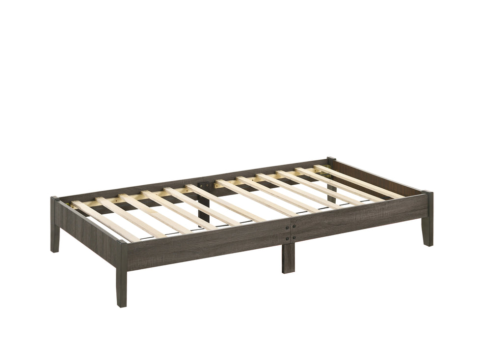 Skyler Gray Twin Platform Bed