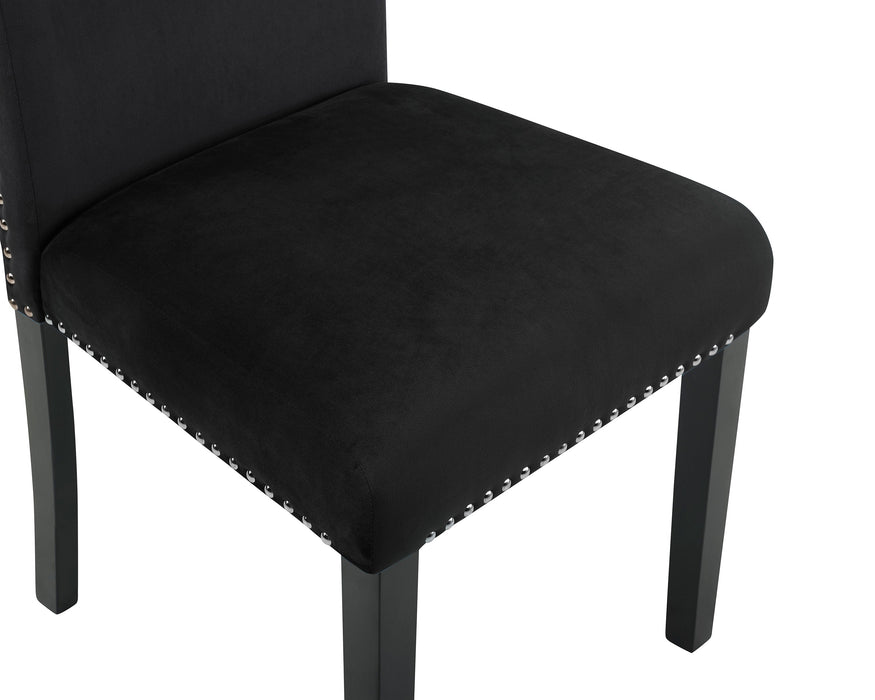 Lenon Black Office Desk and Chair Set