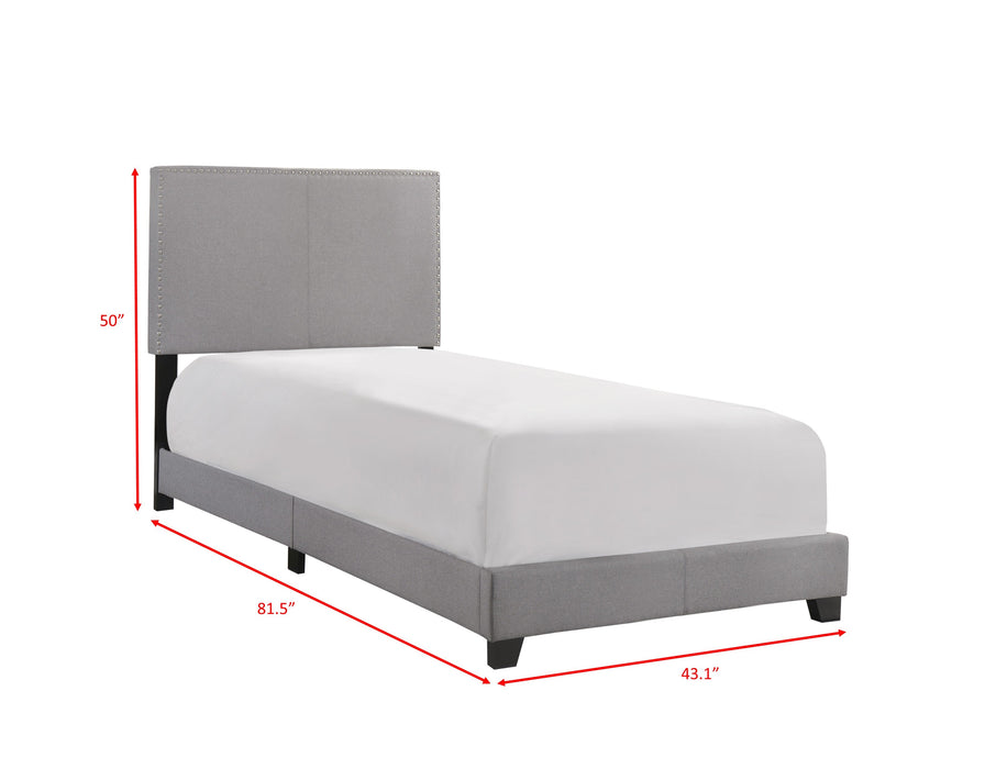 Erin Gray Twin Upholstered Bed