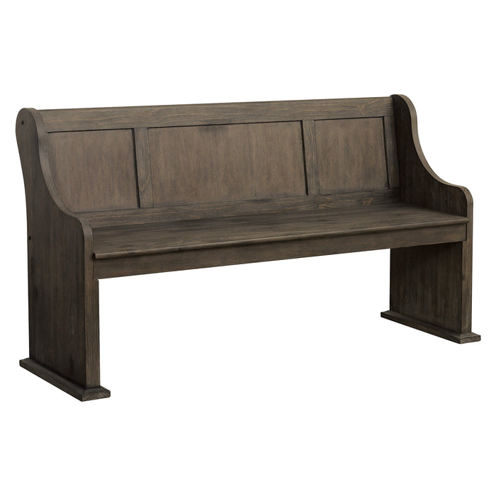 Toulon Dark Oak Dining Bench