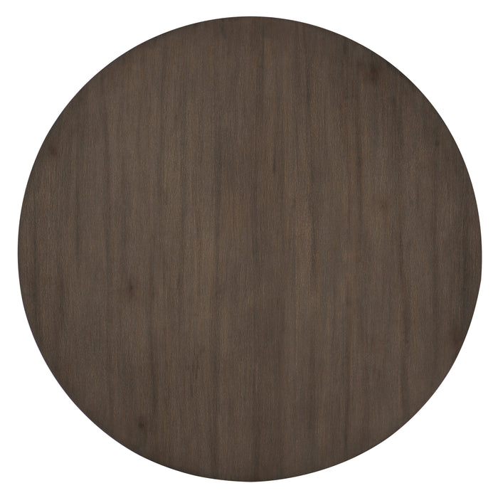 Toulon Dark Oak Round Dining Table