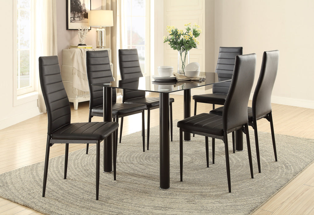 Florian Black Dining Set