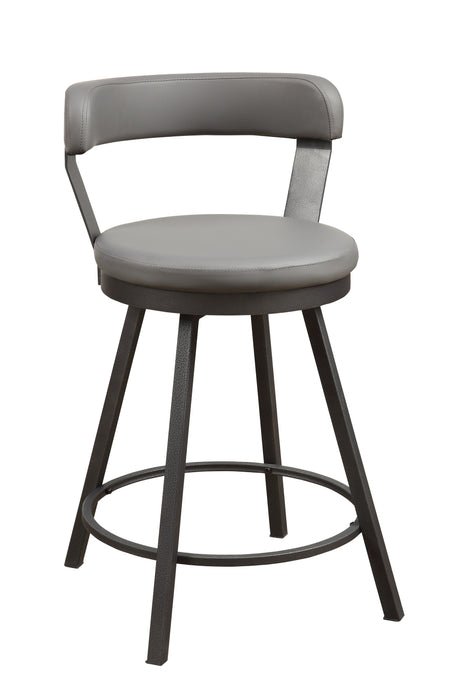 Appert Gray/Dark Gray Swivel Counter Chair