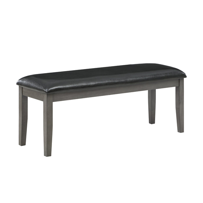 Nashua Gray Dining Bench