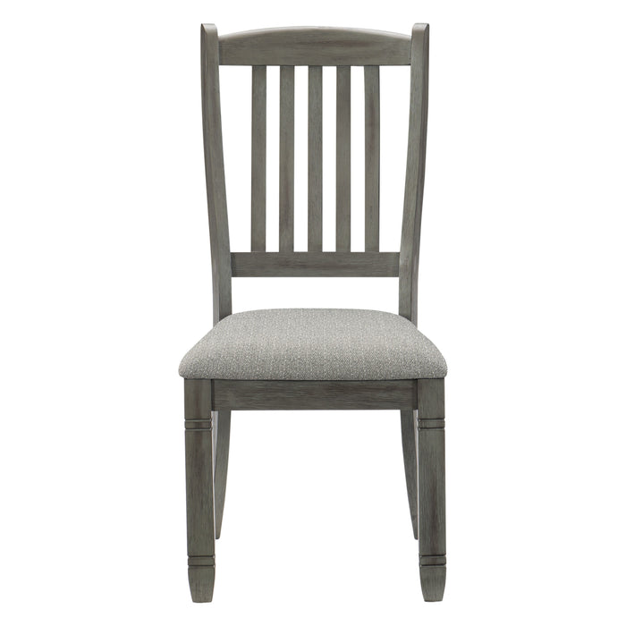 Granby Antique Gray Side Chair, Set of 2