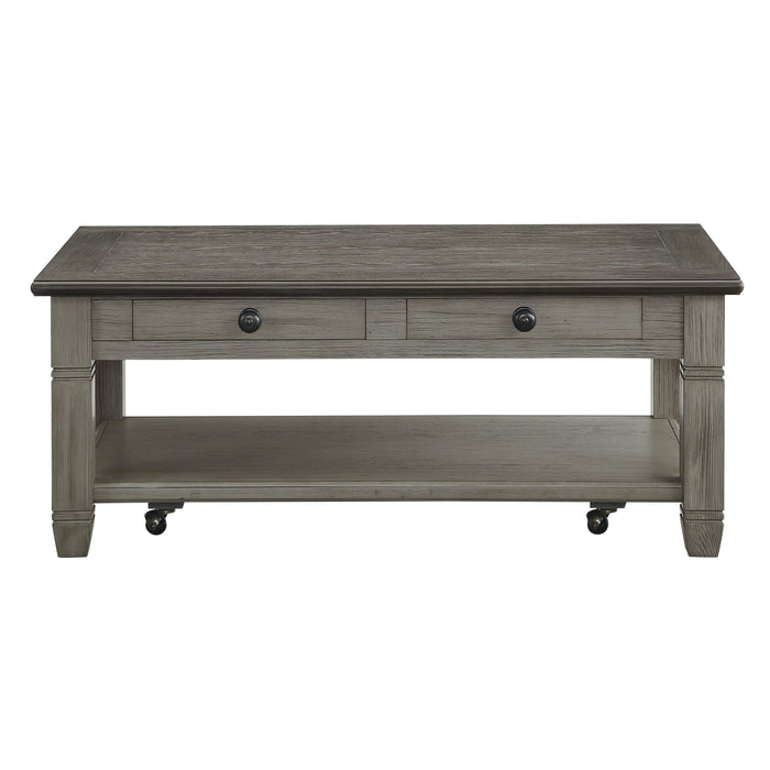 Granby Antique Gray Cocktail Table