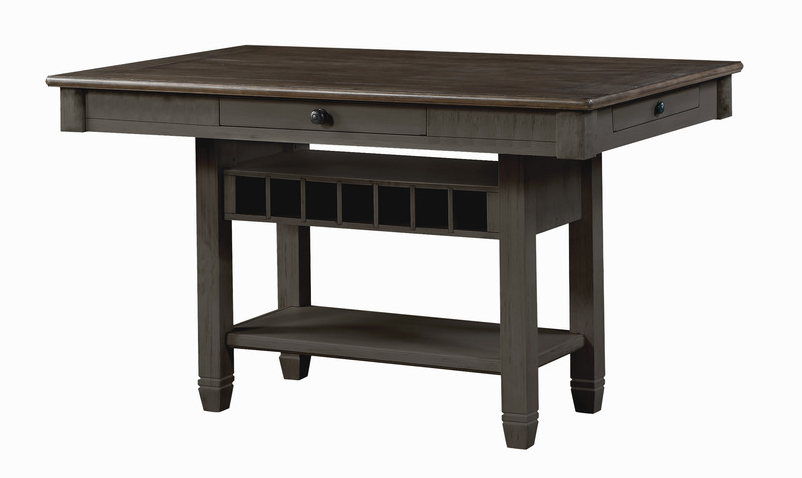 Granby Antique Black Counter Height Table