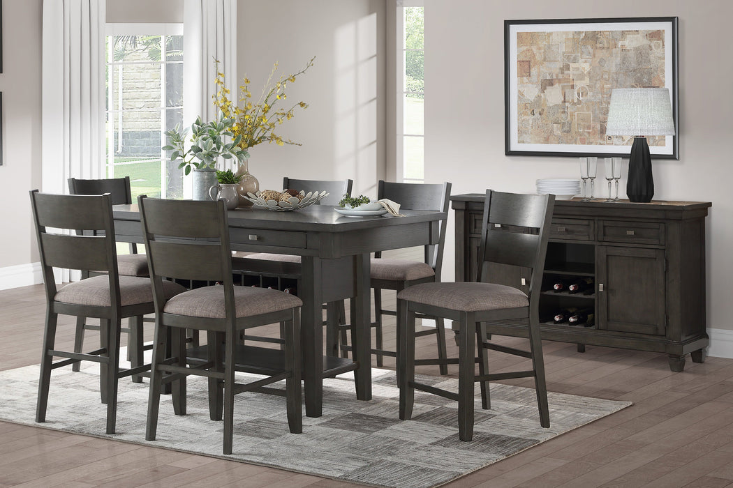 Baresford Gray Counter Height Table