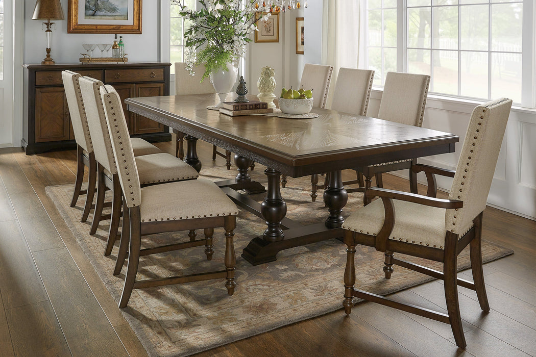 Stonington Brown Extendable Dining Table