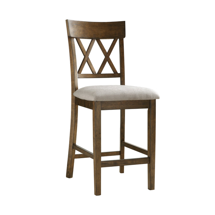 Balin Light Oak Counter Height Chair, Set of 2