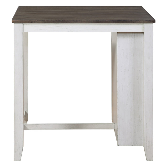 Daye White/Gray 3-Piece Counter Height Set