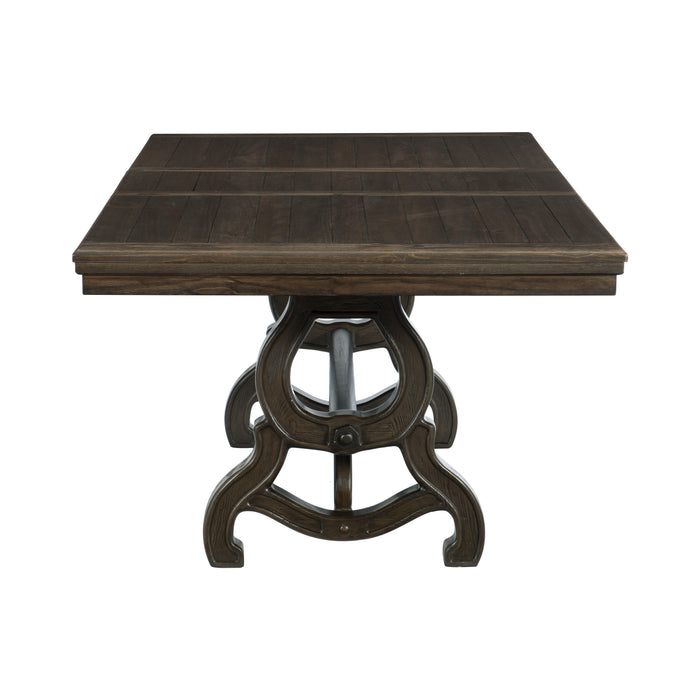 Gloversville Brown Extendable Dining Table