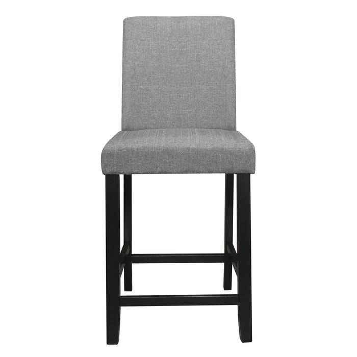 Adina Gray Counter Height Chair, Set of 2