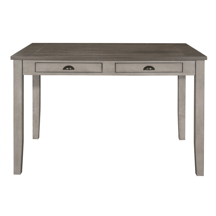 Brightleaf Brown/Light Gray Counter Height Table