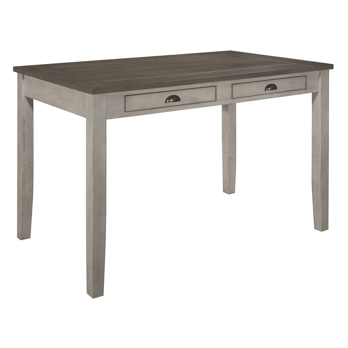 Brightleaf Brown/Light Gray Counter Height Table