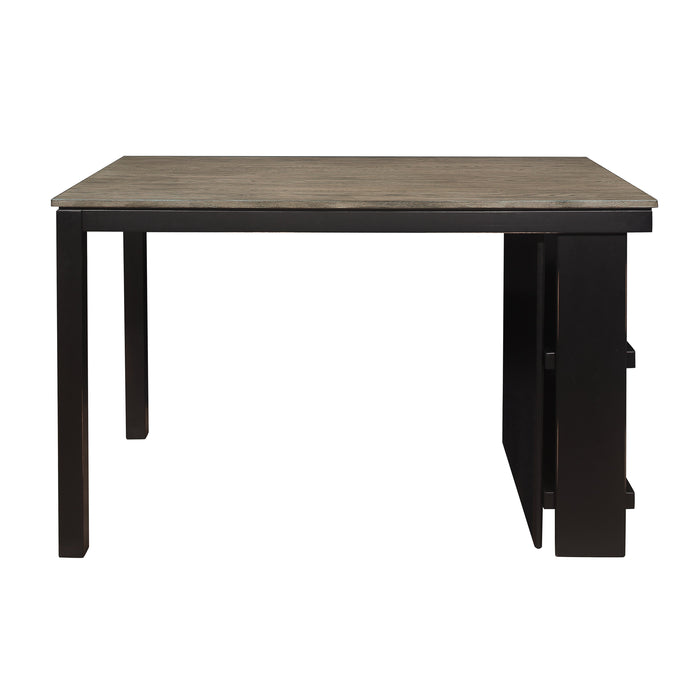 Stratus Gray/Black Counter Height Table